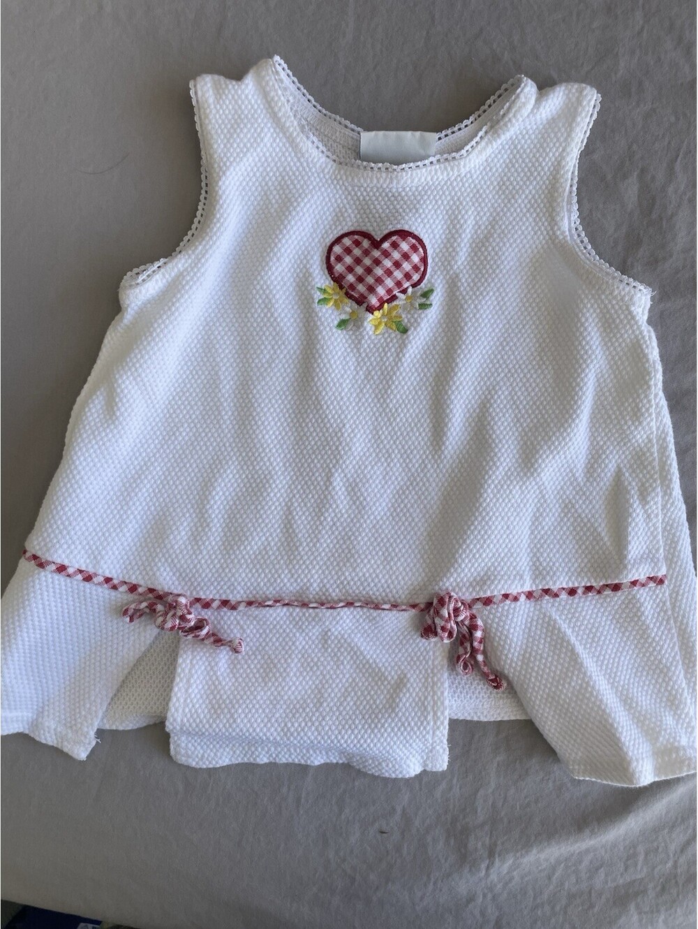 Vintage Basic Editions Kids Heart Tank Top Size 3t